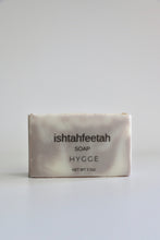 Load image into Gallery viewer, Hygge swirled white and purple Brazilian clay natural, handcrafted soap.
